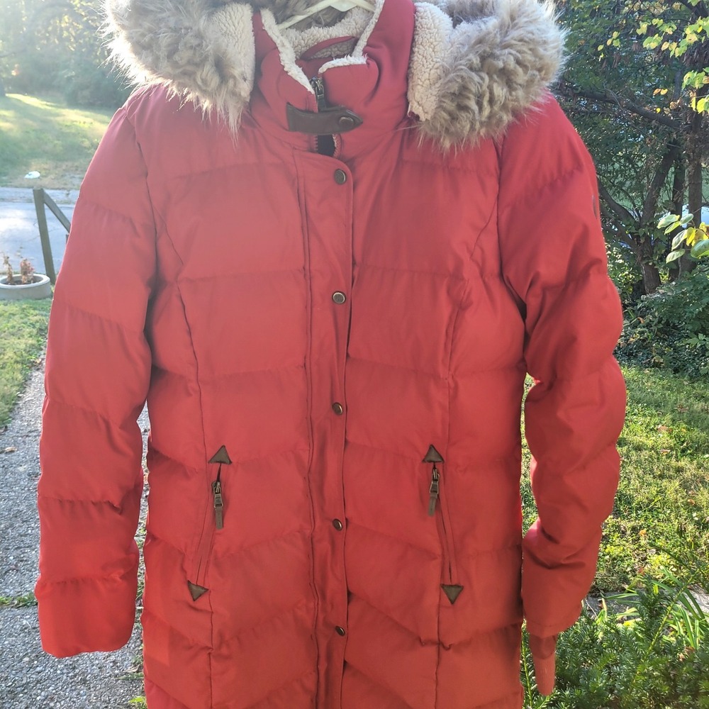 Lauren Ralph Lauren Women's Red 3/4 Coat Size M